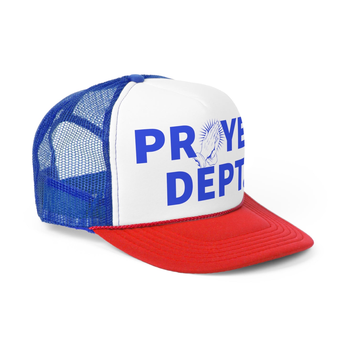 Custom Spiritual Themed "Prayer Dept" Trucker Hat