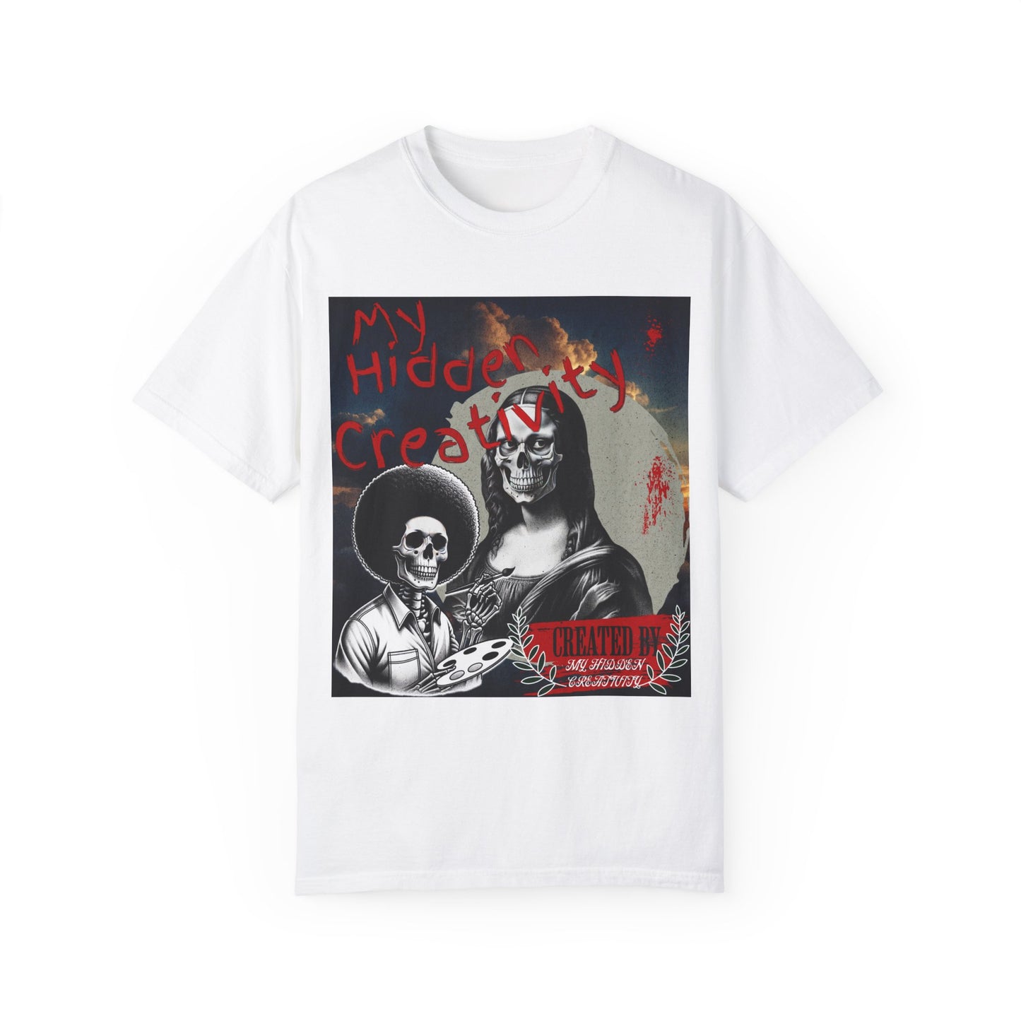 Skull Ross Original Painting T-Shirt
