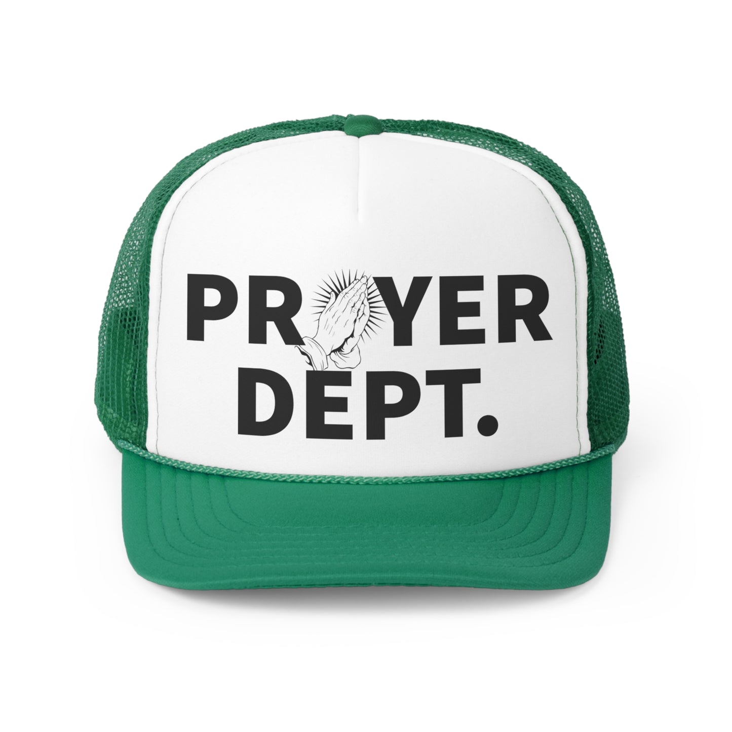 Custom Spiritual Themed "Prayer Dept" Trucker Hat