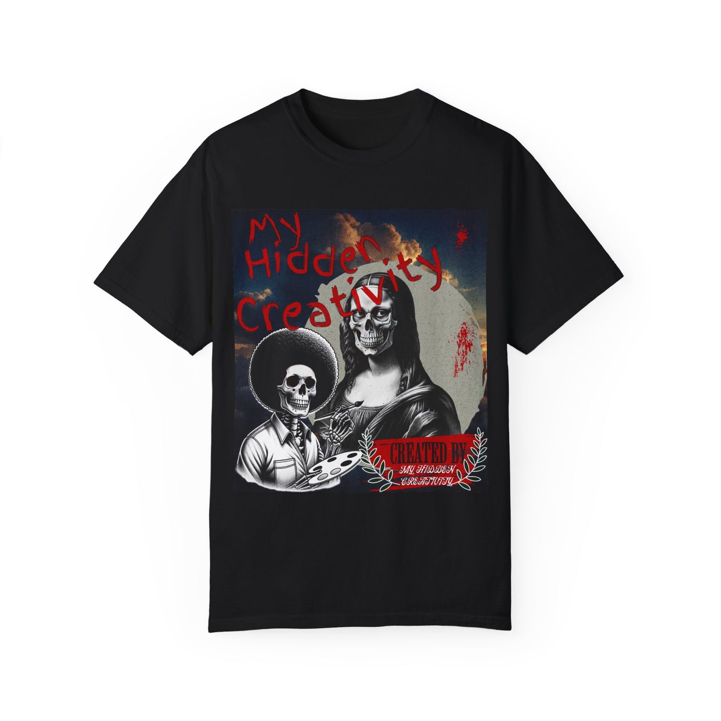 Skull Ross Original Painting T-Shirt