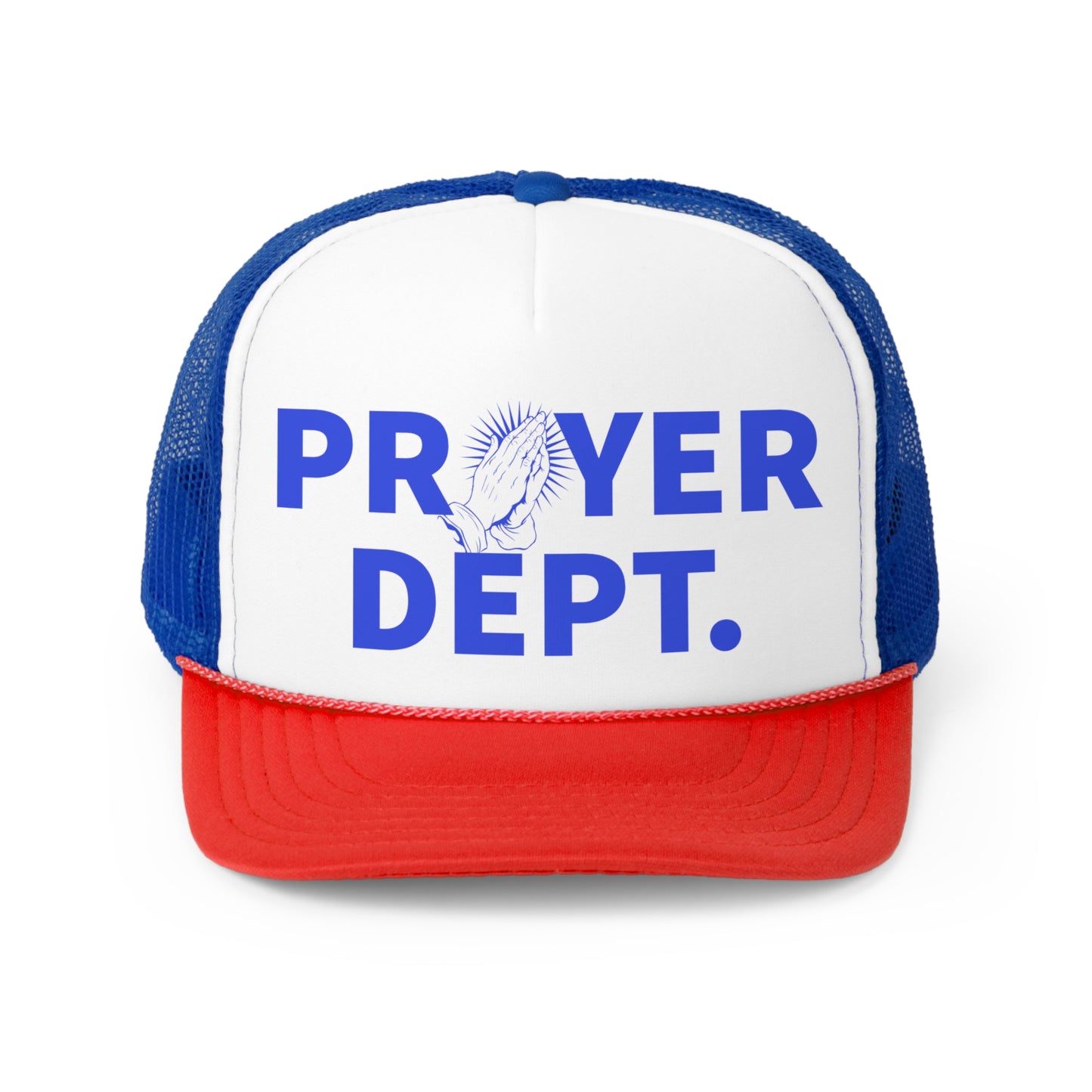 Custom Spiritual Themed "Prayer Dept" Trucker Hat