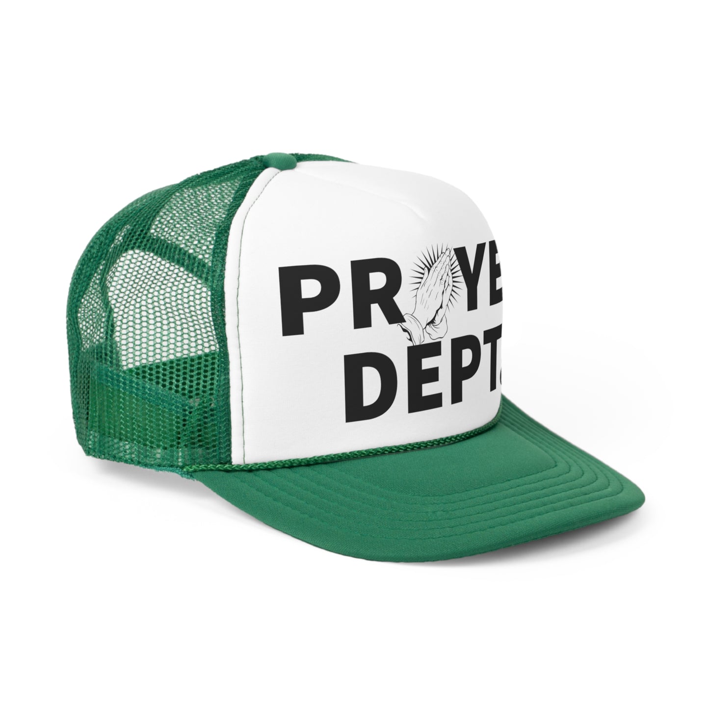 Custom Spiritual Themed "Prayer Dept" Trucker Hat