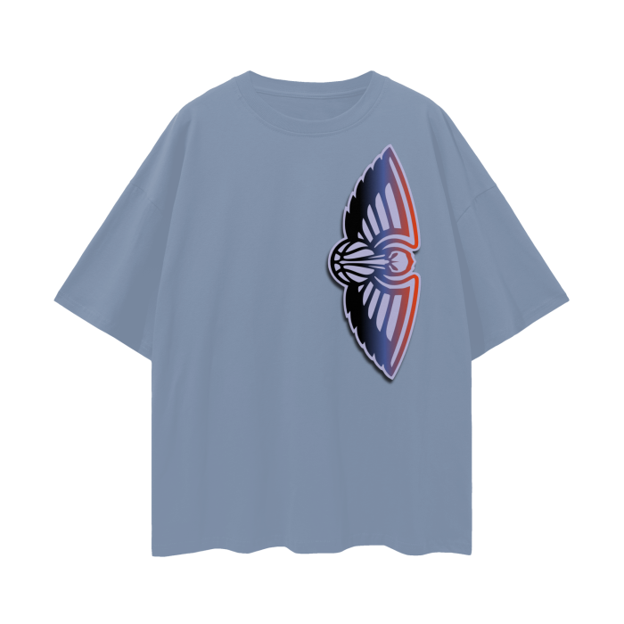 Pelicans Streetwear Oversize Deep Drop Shoulder Tee