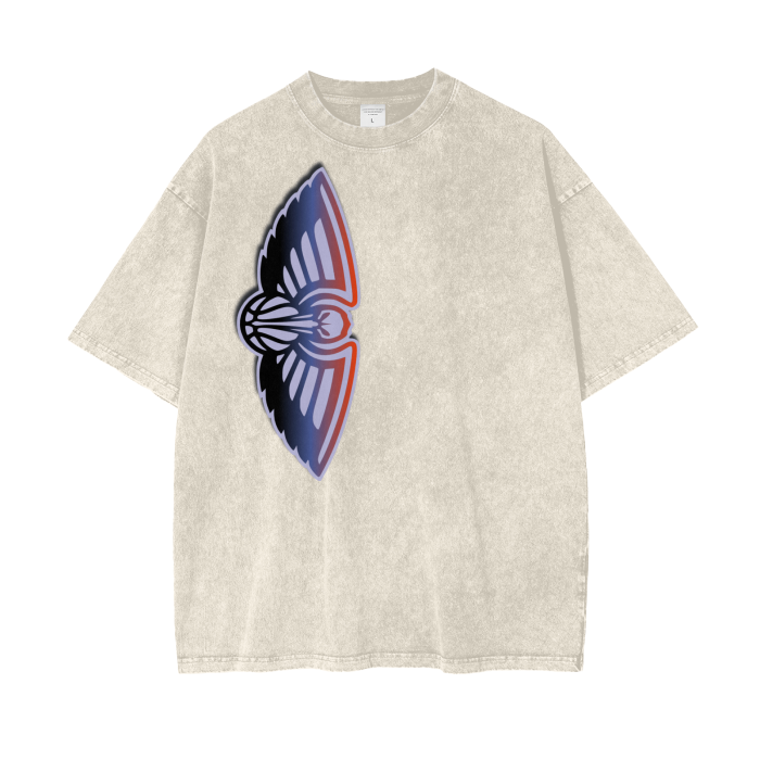 Pelicans Streetwear Oversize Deep Drop Shoulder Tee