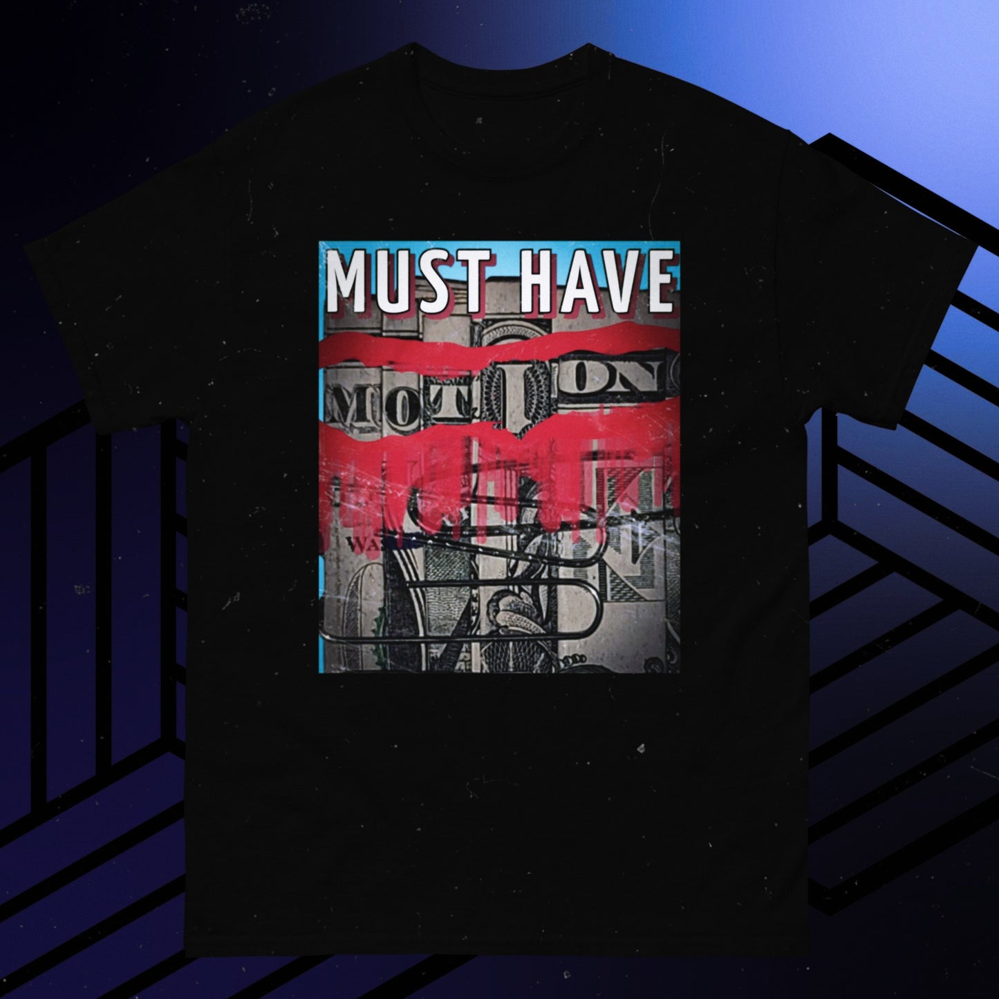 Men's Custom "Motion" ,Trendy ,Streetwear, Graphic Tee