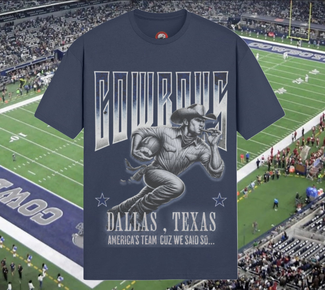 Dallas Cowboys Custom Vintage Graphic Unisex T-Shirt