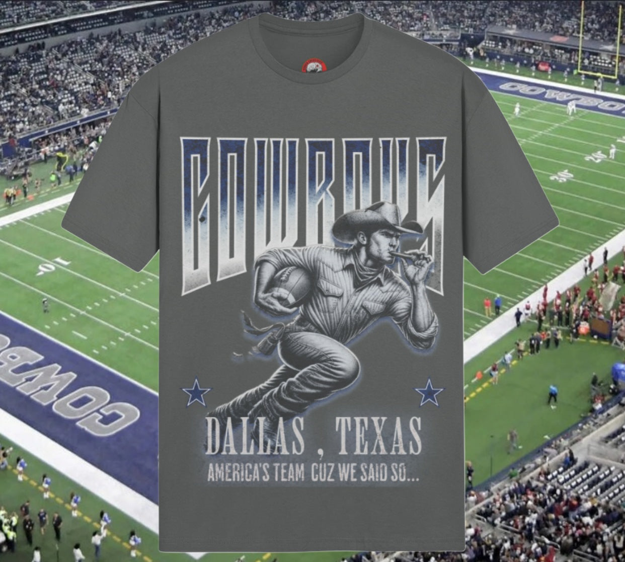 Dallas Cowboys Custom Vintage Graphic Unisex T-Shirt