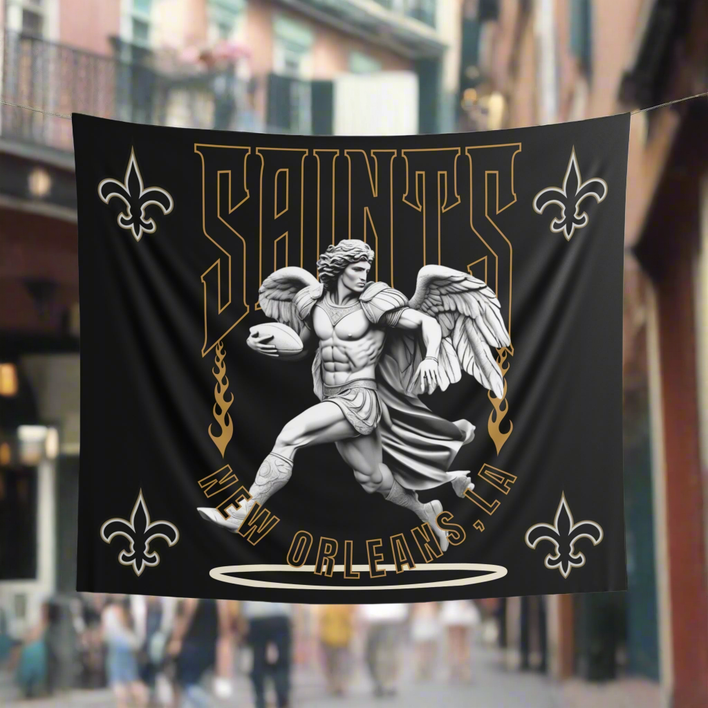 New Orleans Saints Unique Design Tapestry