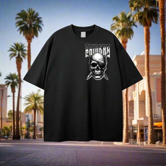 LV Raiders Streetwear Unisex Loose Fit Graphic T-Shirt