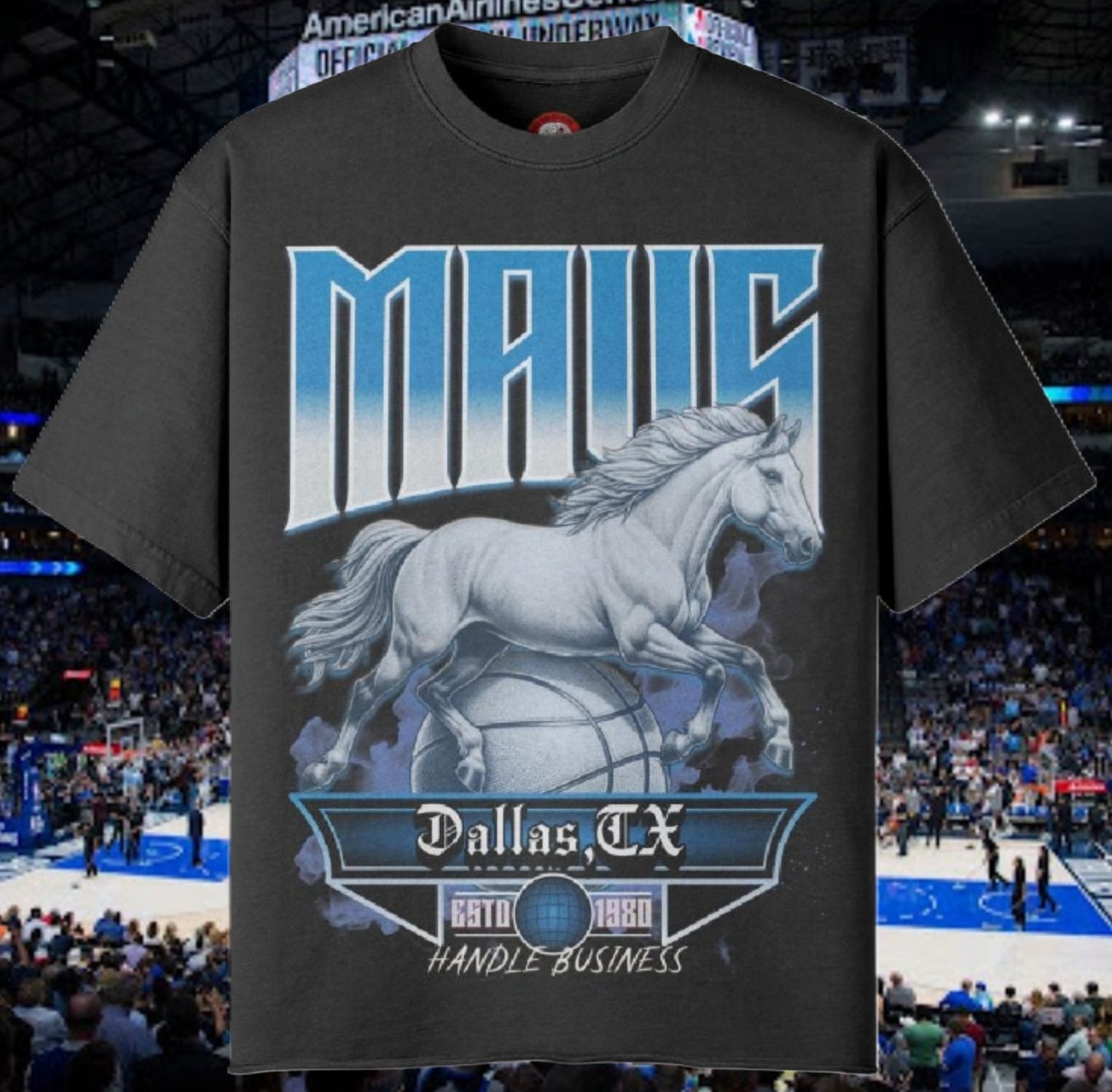 Mavs Unisex Ram-Hem Tee
