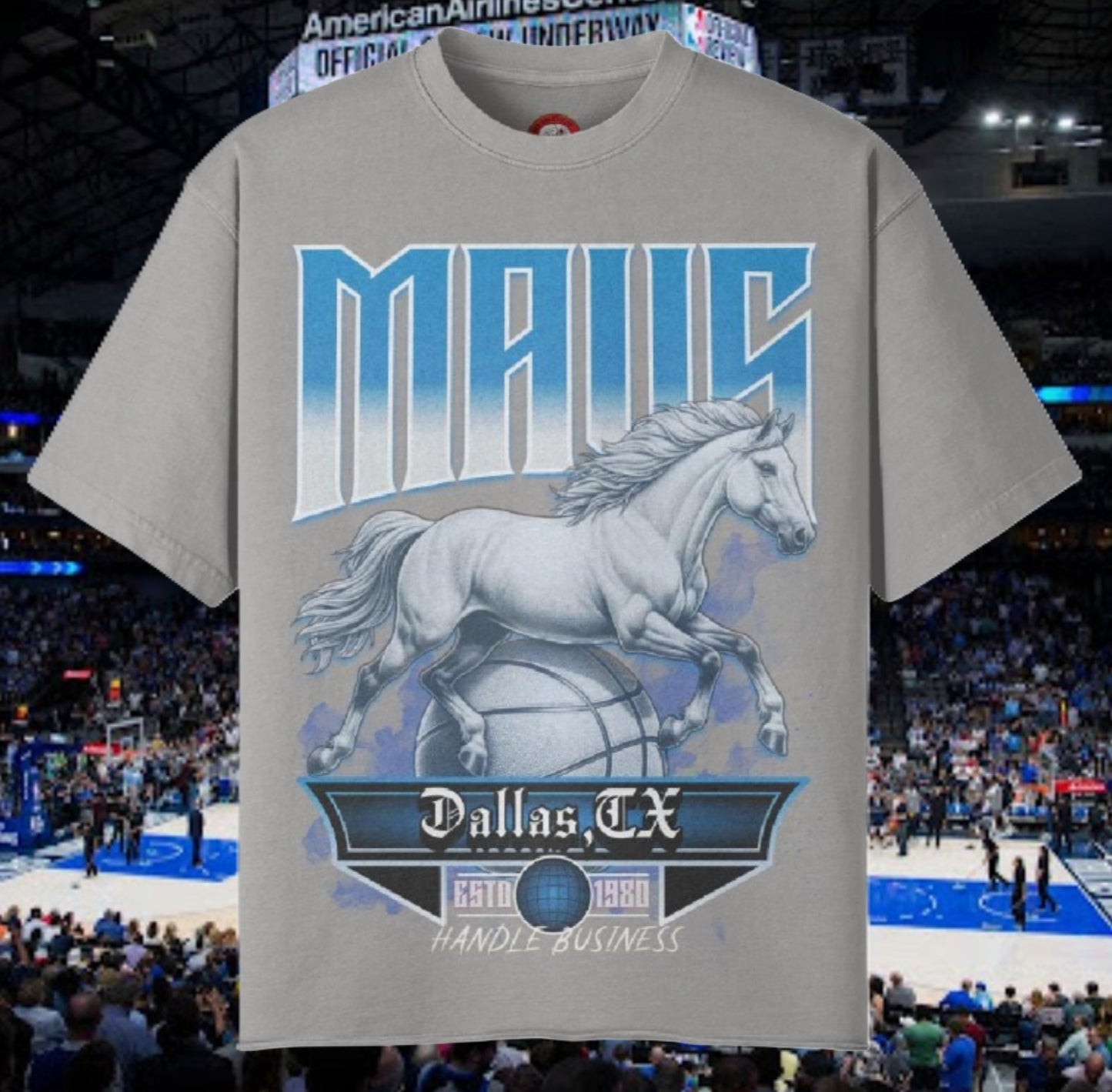 Mavs Unisex Ram-Hem Tee