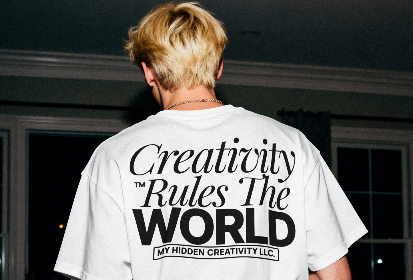 Creativity Rules Drop Shoulder Unisex Tee