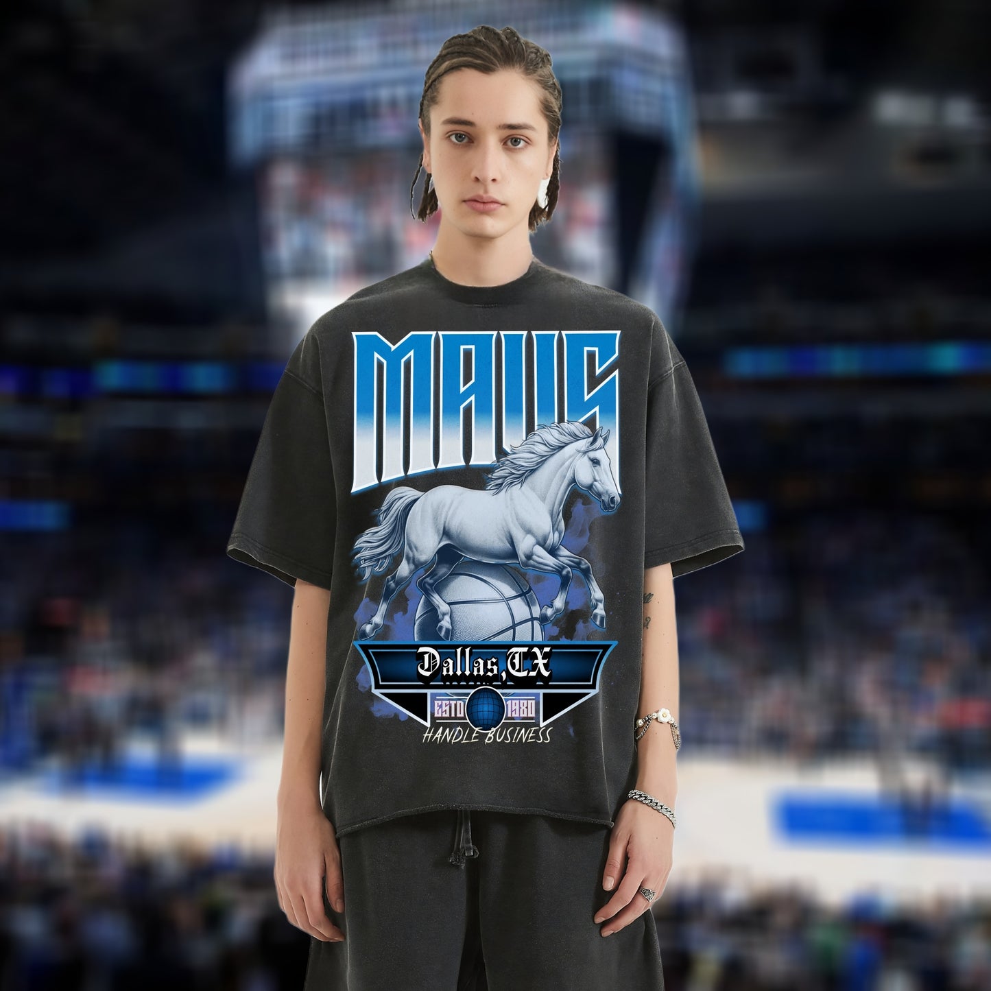 Mavs Unisex Ram-Hem Tee