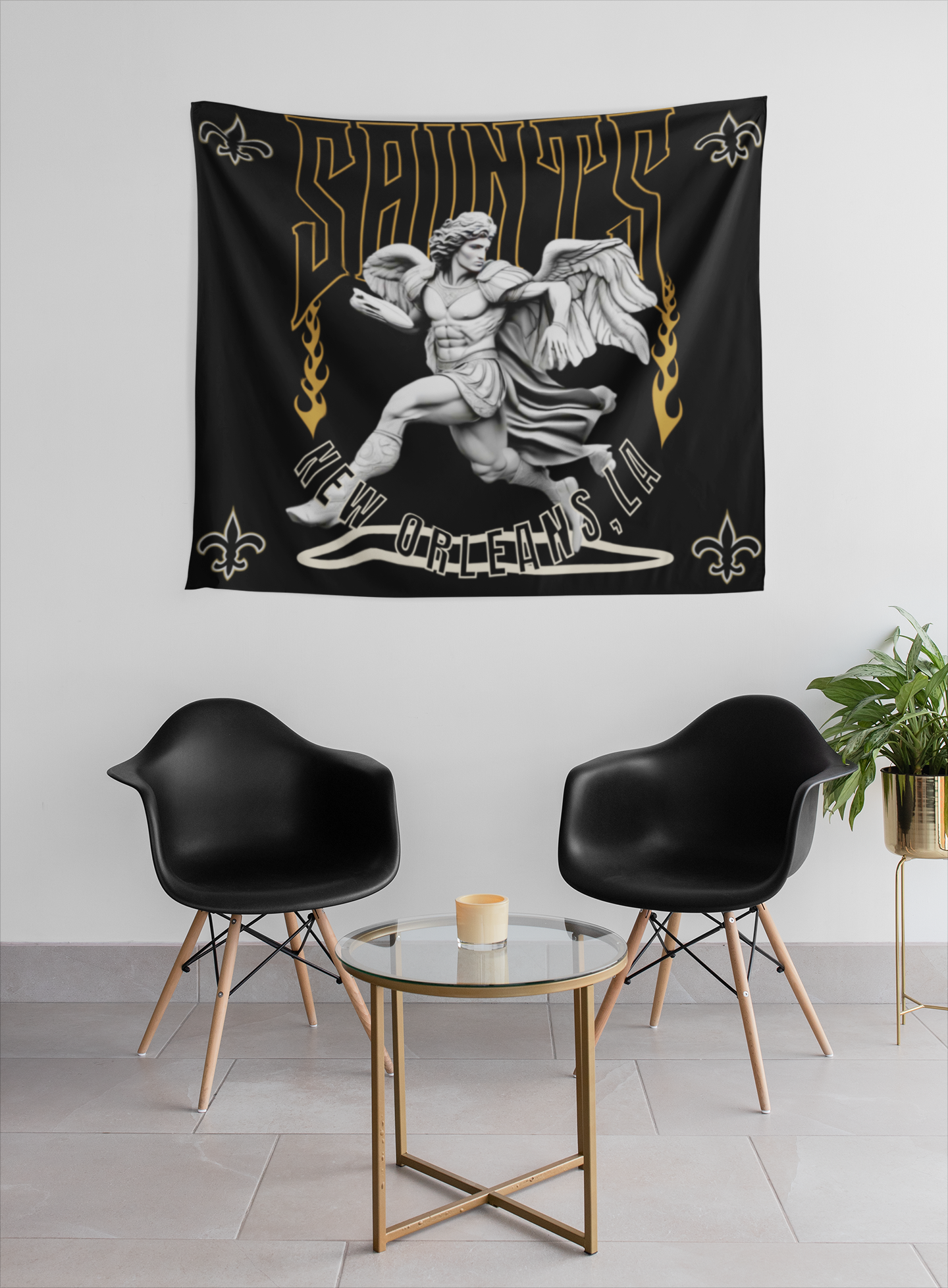 New Orleans Saints Unique Design Tapestry