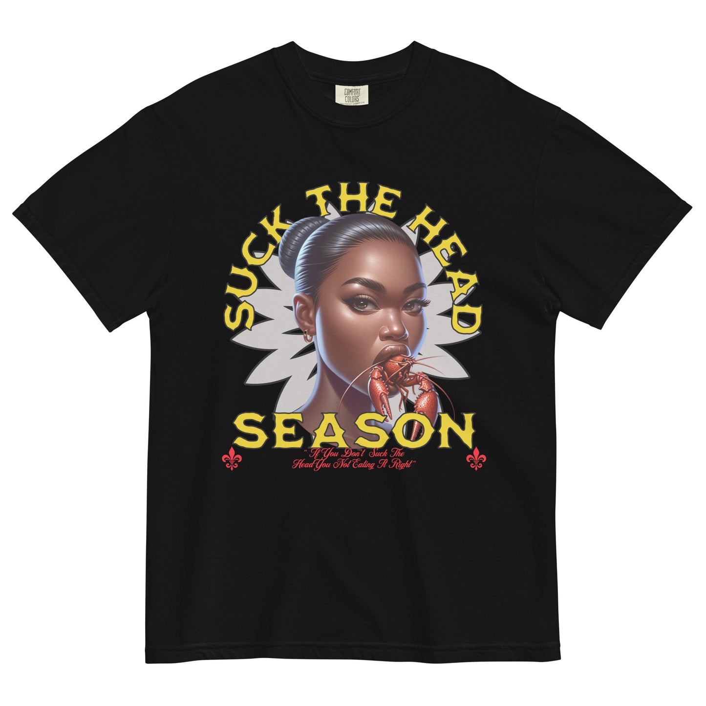 Suck The Crawfish Unisex Comfort Colors Tshirt