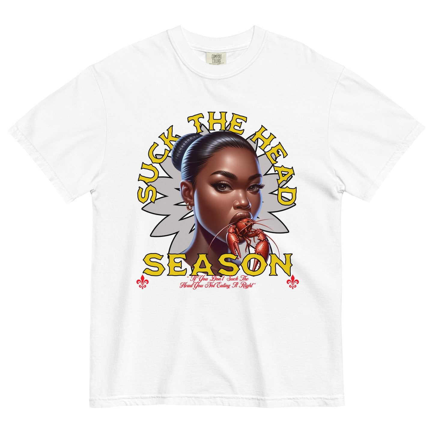 Suck The Crawfish Unisex Comfort Colors Tshirt