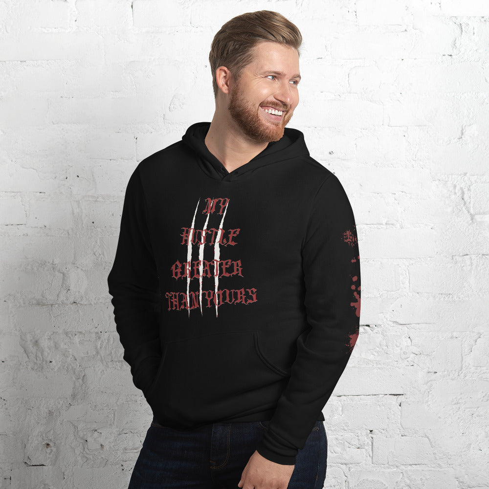 My Hustle Greater Wolf Blood Hoodie Mens Custom Made Premium Pullover Hoodie Unisex Hoodie