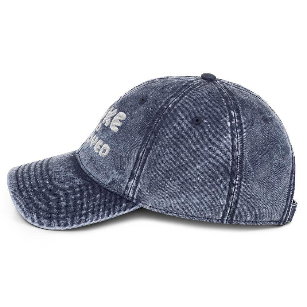 Broke And Employed Vintage Wash Dad Hat