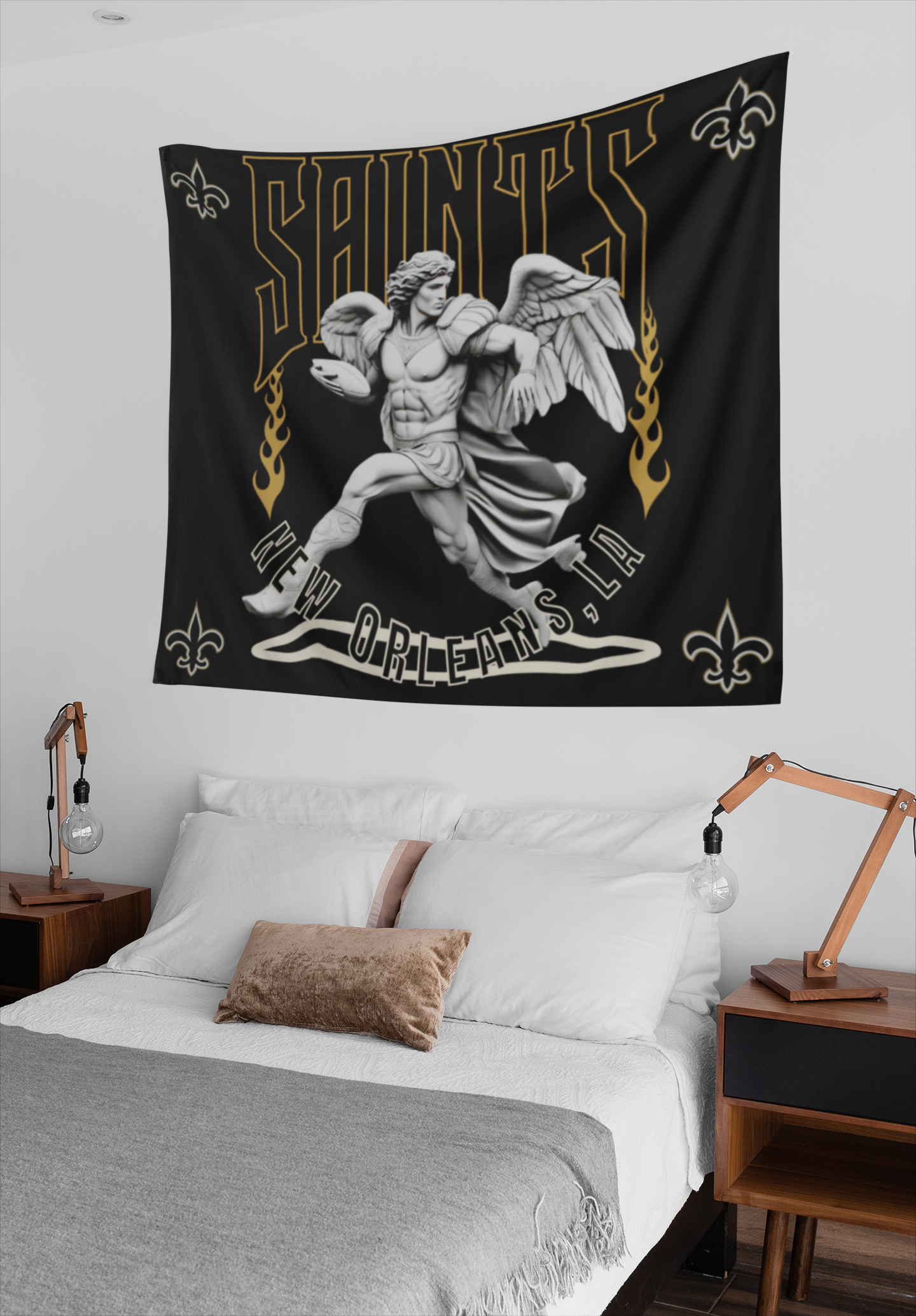 New Orleans Saints Unique Design Tapestry