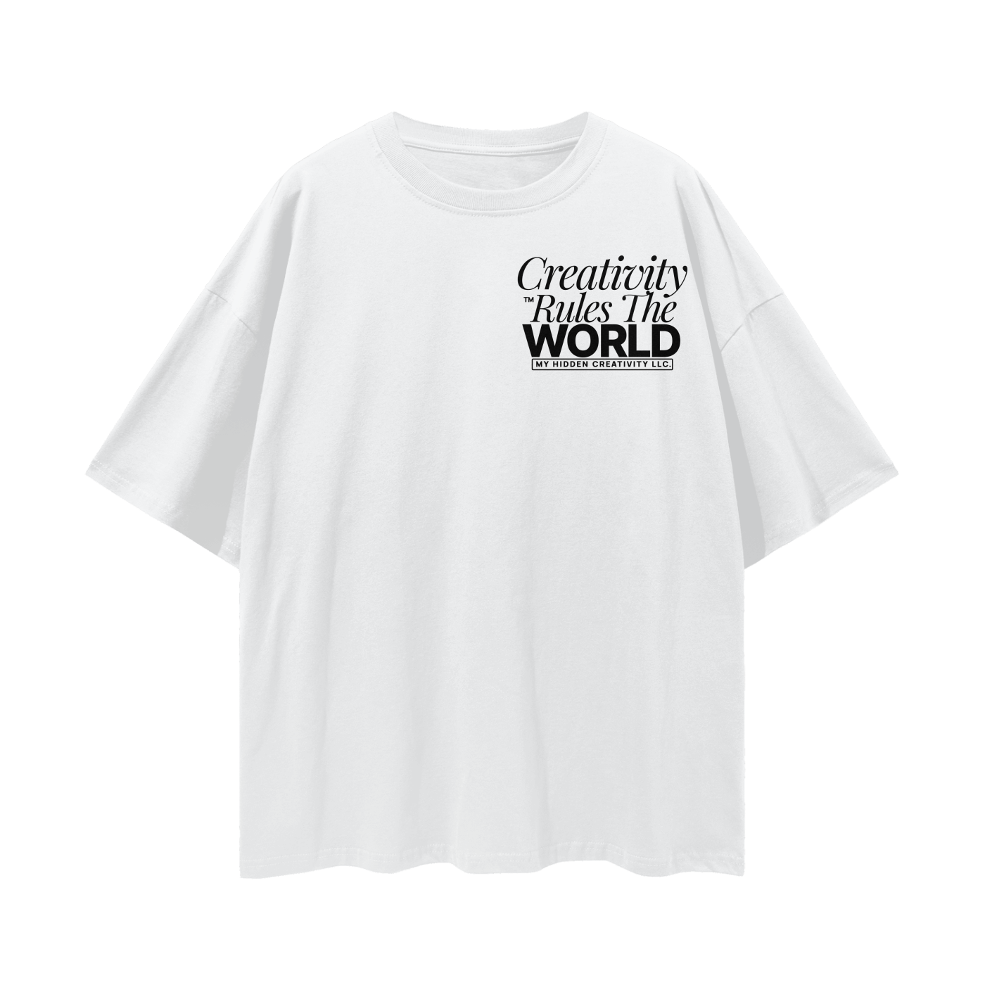 Creativity Rules Drop Shoulder Unisex Tee