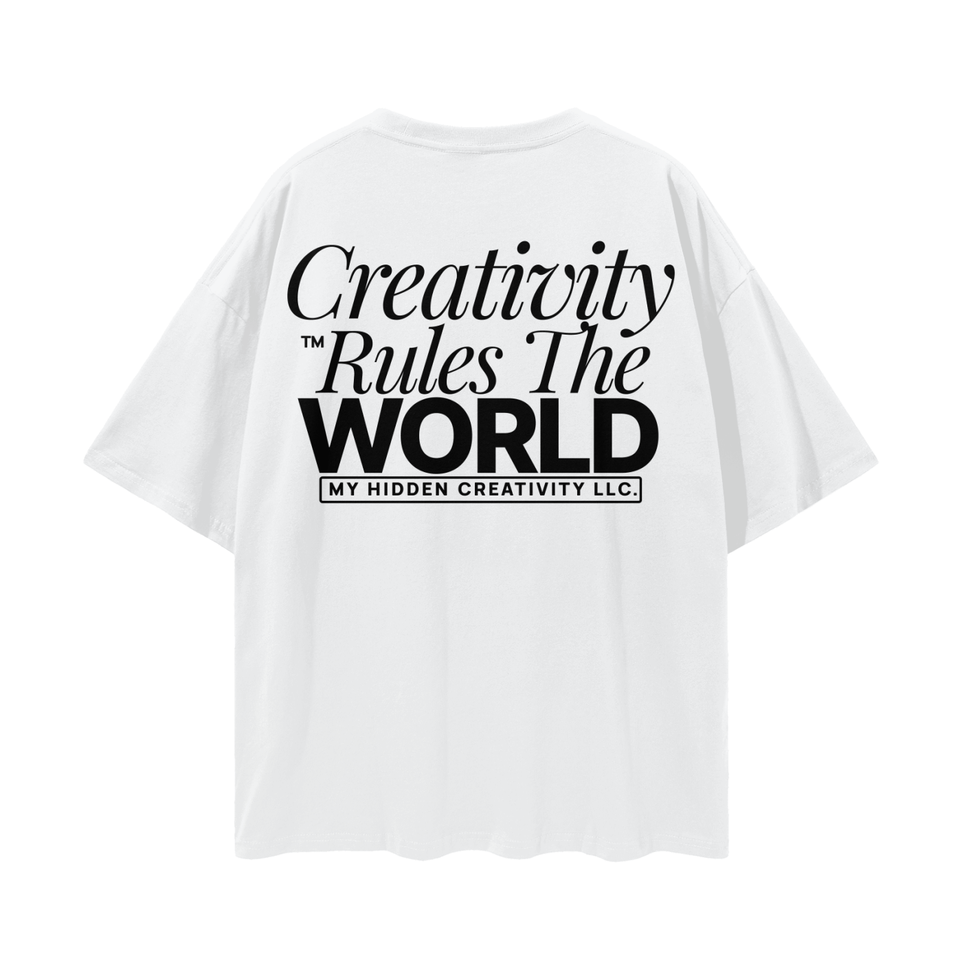Creativity Rules Drop Shoulder Unisex Tee