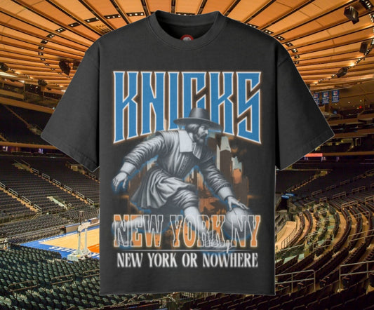 New York Basketball Unisex Tee Unique Designed Raw-Hem Knicks T-shirt