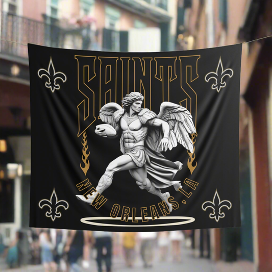 New Orleans Saints Unique Design Tapestry