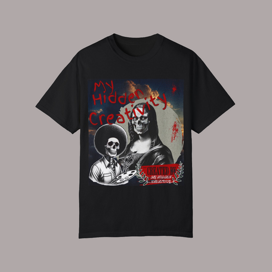 Skull Ross Original Painting T-Shirt