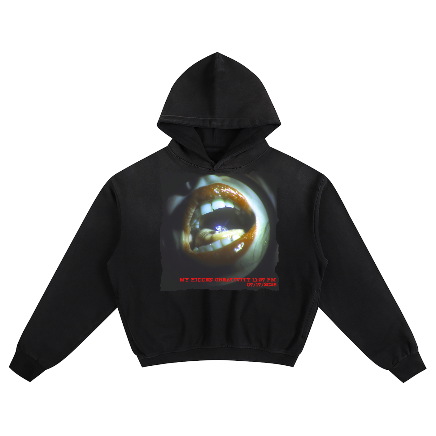 I Found A Diamond Unisex Loose Fit Heavy Weight Hoodie