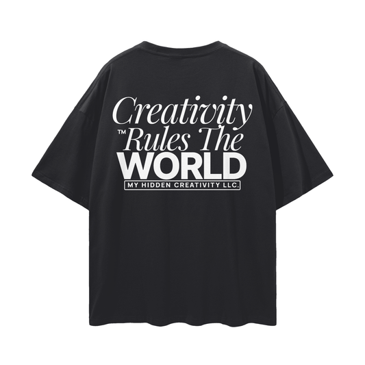 Creativity Rules Streetwear Loose Drop Shoulder T-Shirt