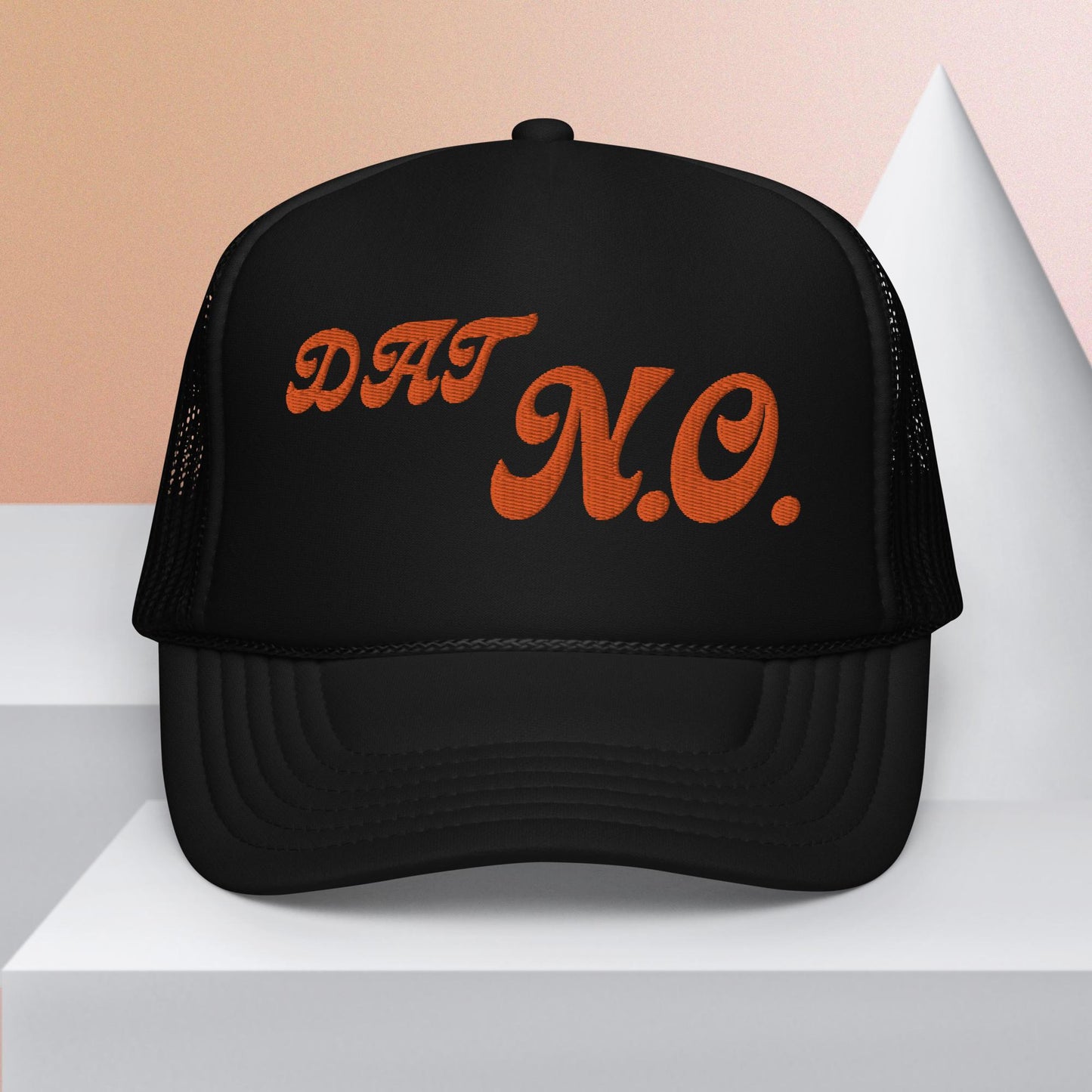 New Orleans Themed "Dat N.O." Trucker Snapback Hat Nola Cap