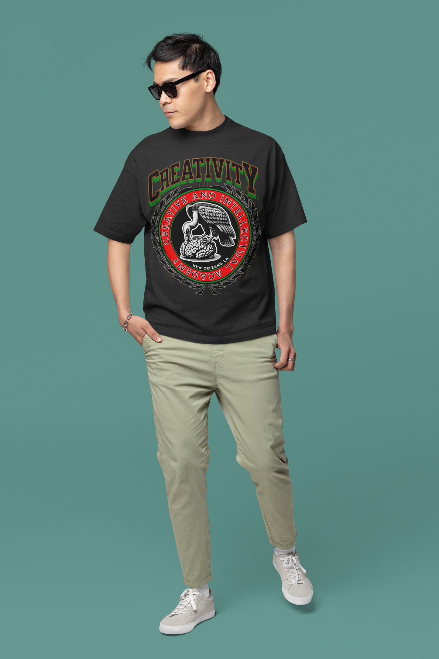 Creative And Intellectual Academy Tshirt Custom University Designed Unisex Tshirt Creativity Mens Tshirt