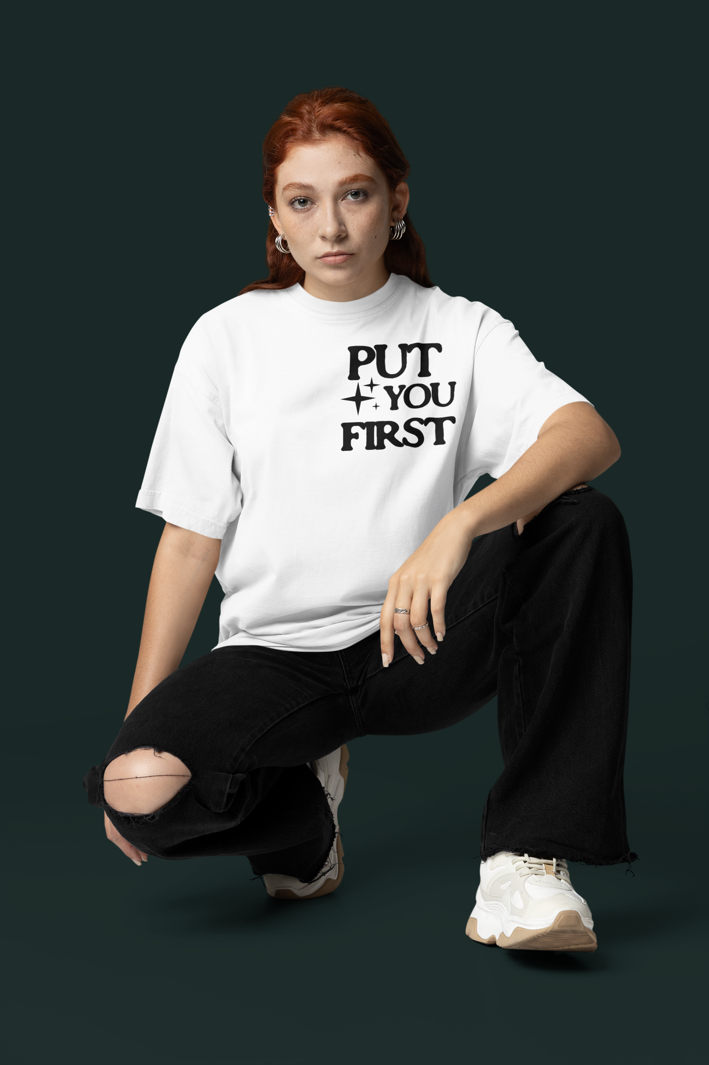 My Happiness Comes Before Yours Oversize Tee