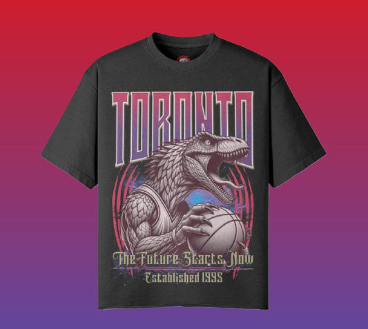 Toronto Basketball Raw-Hem Unisex T-shirt