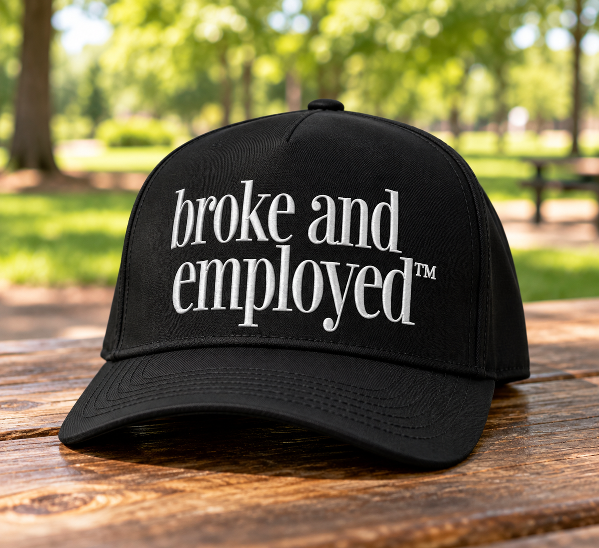 Broke And Employed Hat