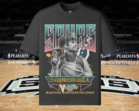 Spurs Basketball Unisex Loose Fit Tee