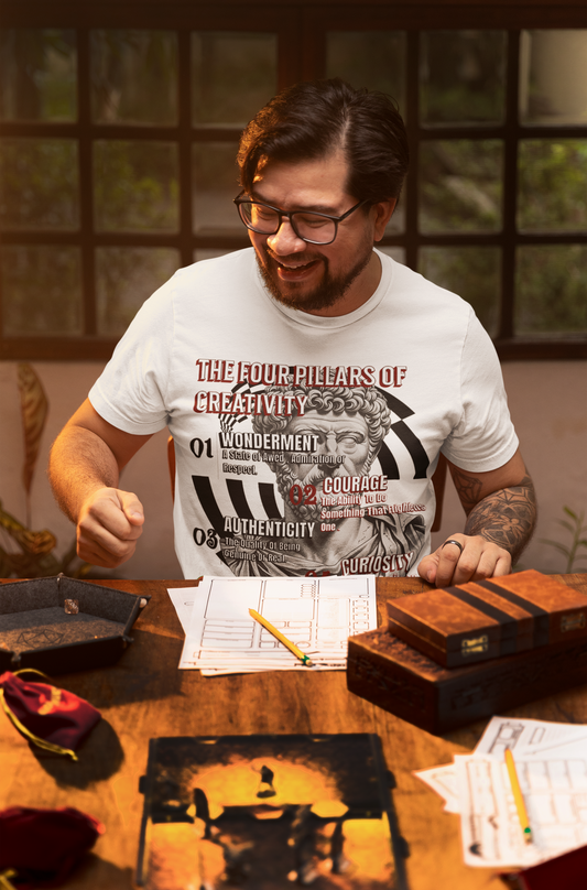 The Four Pillars of Creativity Unisex Custom T-Shirt