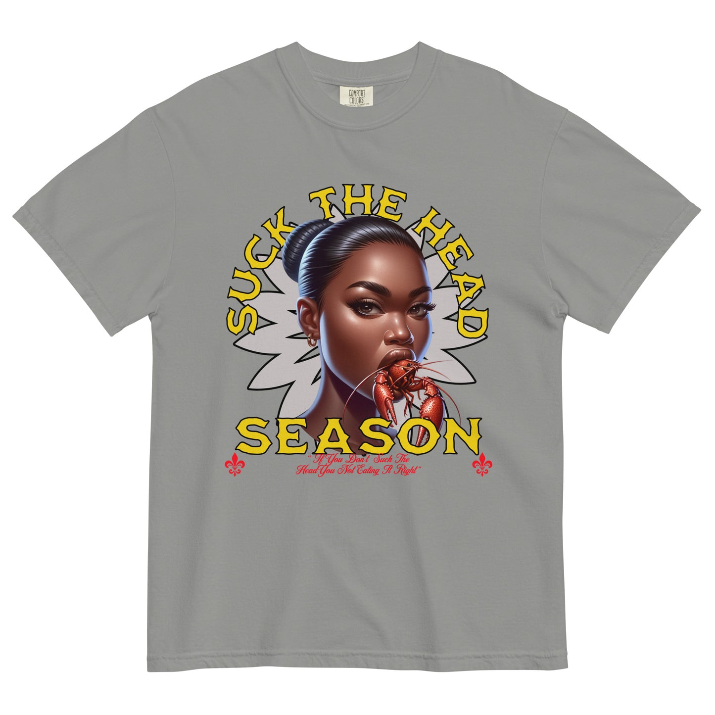 Suck The Crawfish Unisex Comfort Colors Tshirt